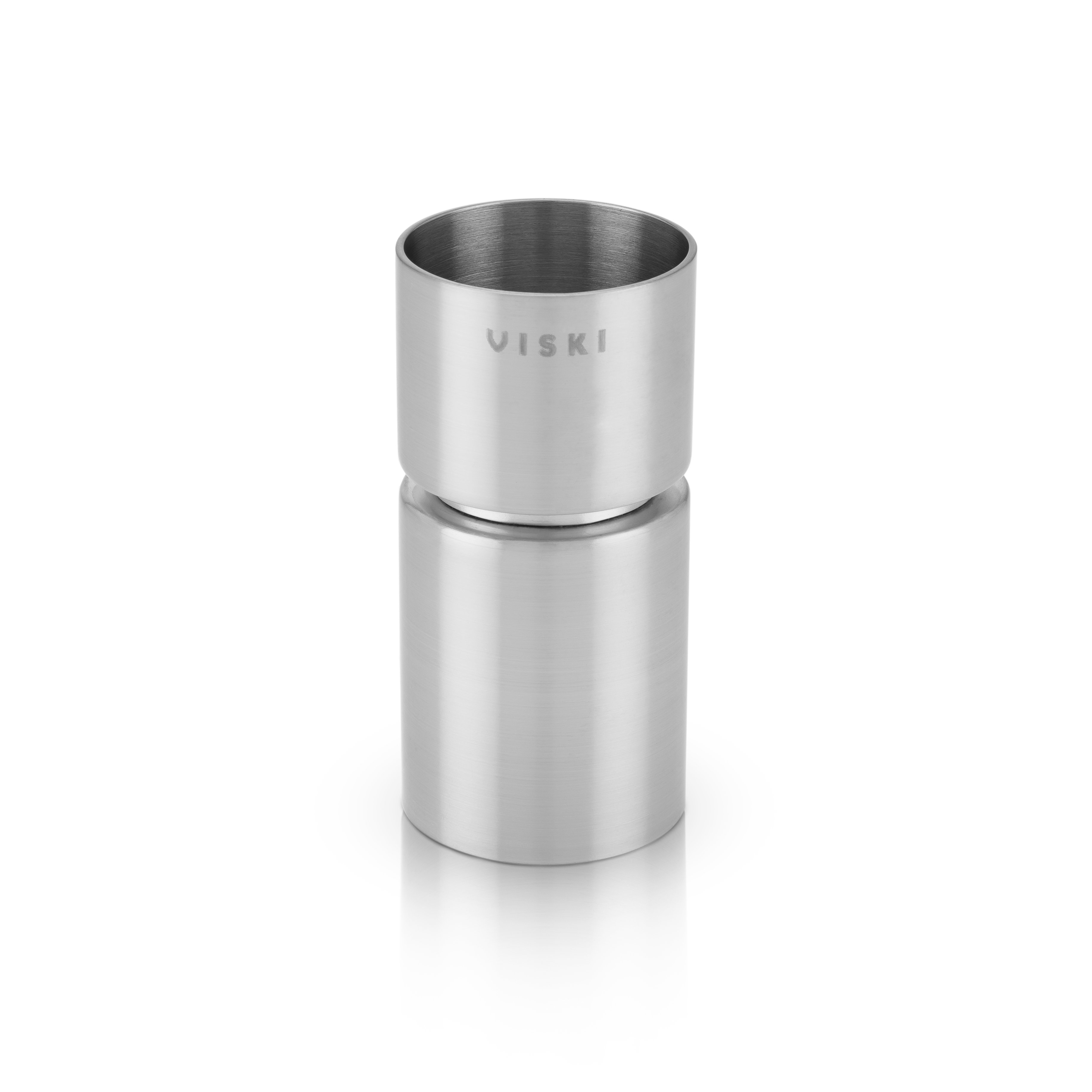Viski Professional: Matte Modern Silver Jigger (VISKI)