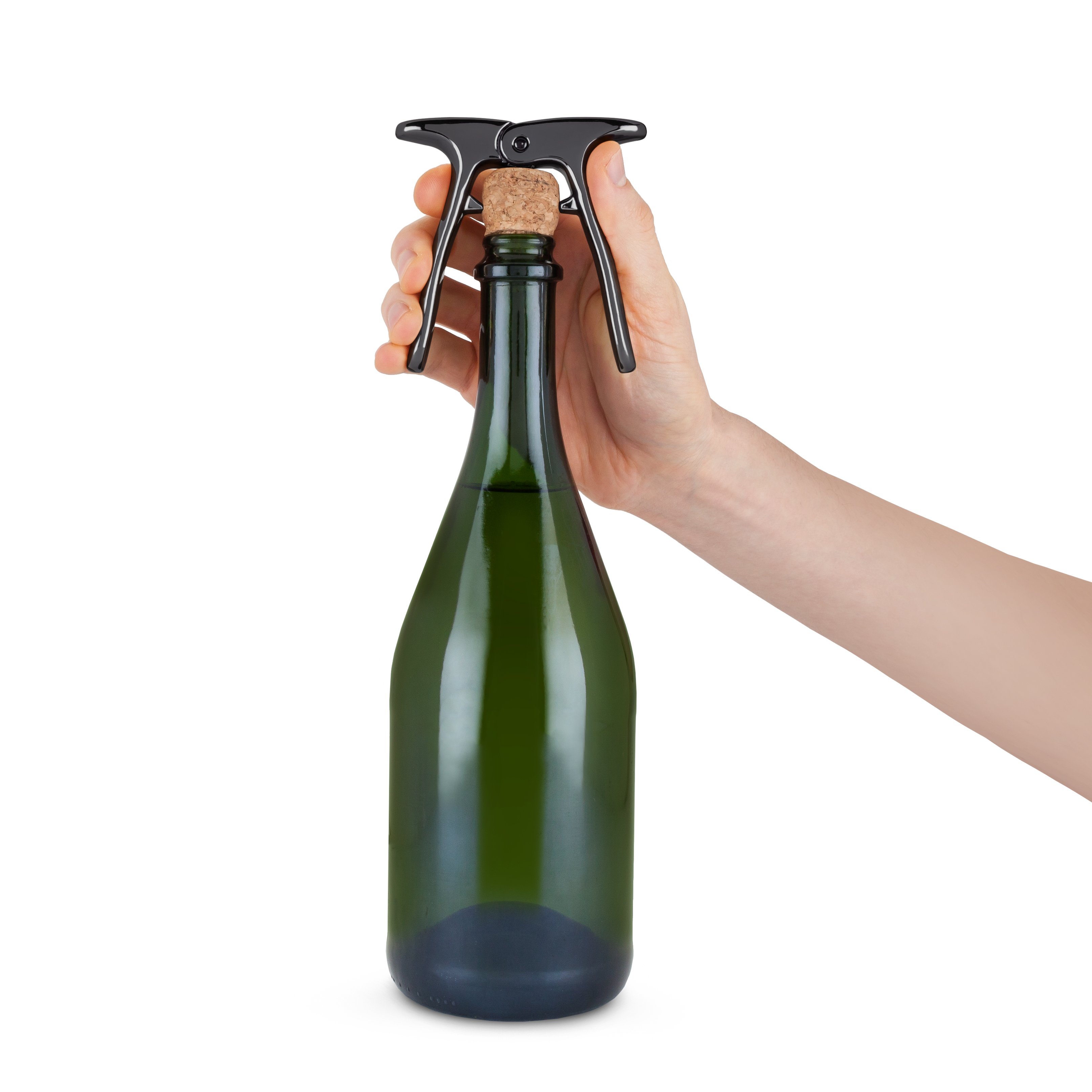 Warren: Gunmetal Black Champagne Puller