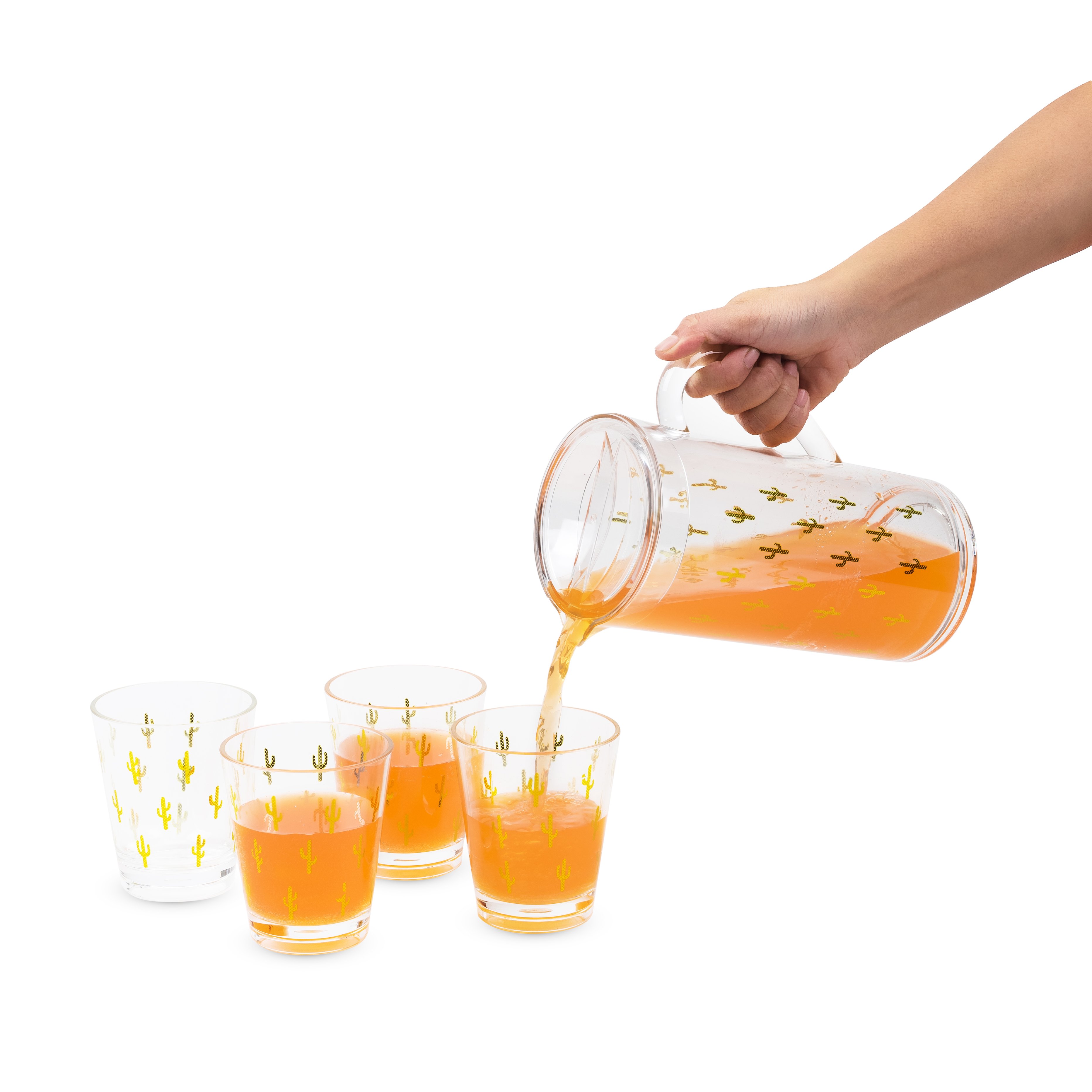 Cactus Acrylic Pitcher