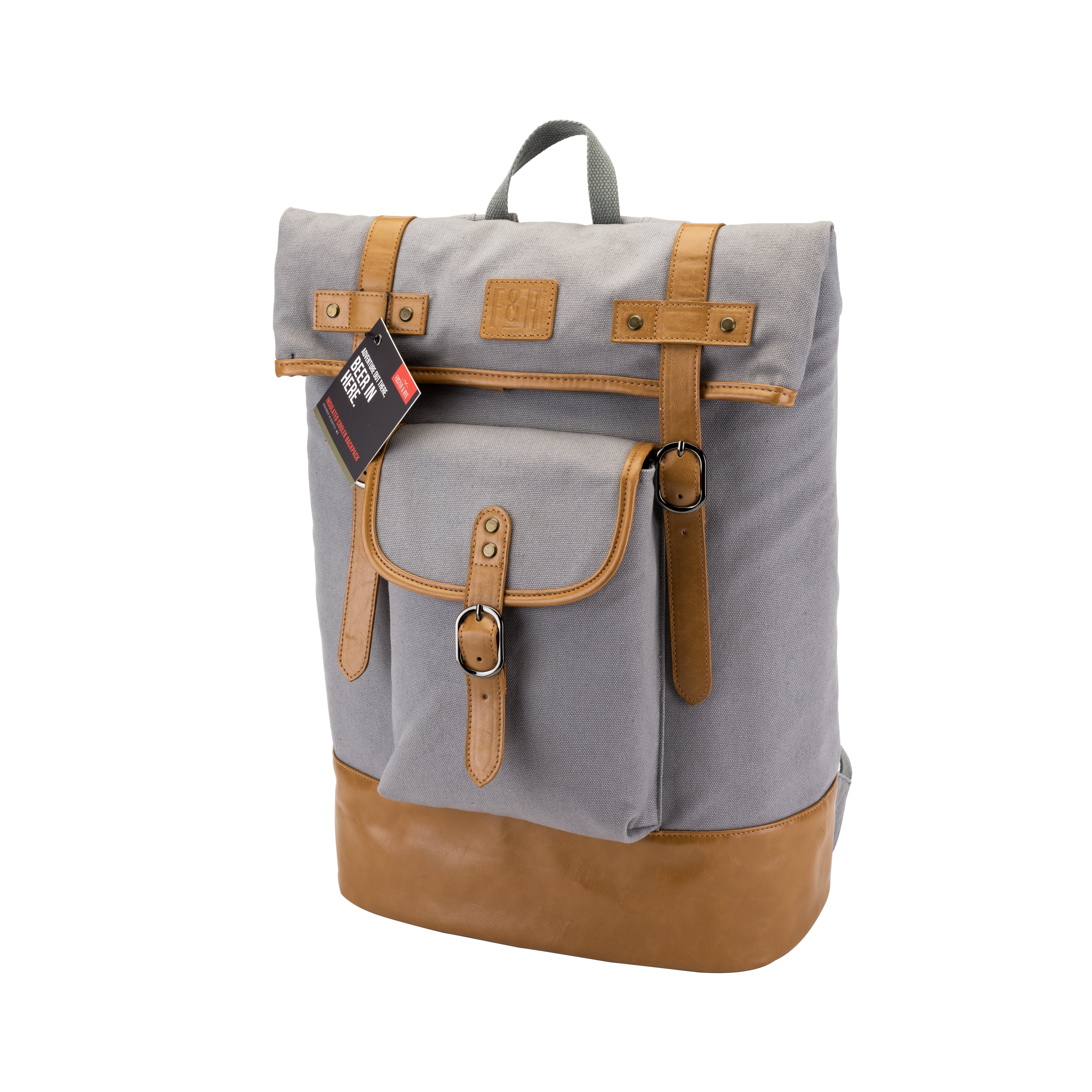 Insulated Canvas Cooler Adventure Backpack