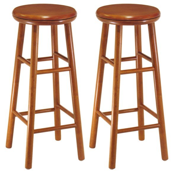 Oakley Swivel Seat 30" Bar Stool---Set of 2