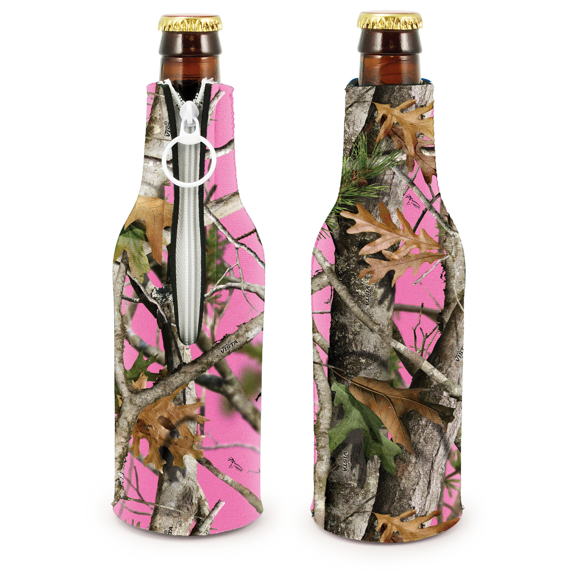 Pink Camouflage Zippered Bottle Suit