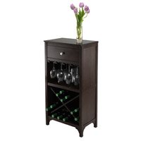 Anacona Modular Wine Cabinet--Drawer, Glass Rack, X Shelf