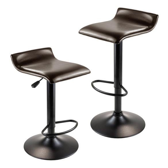 Paris Air Lift Adjustable Swivel Stools---Set of 2