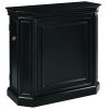 Bar Cabinet with Spindles---Black