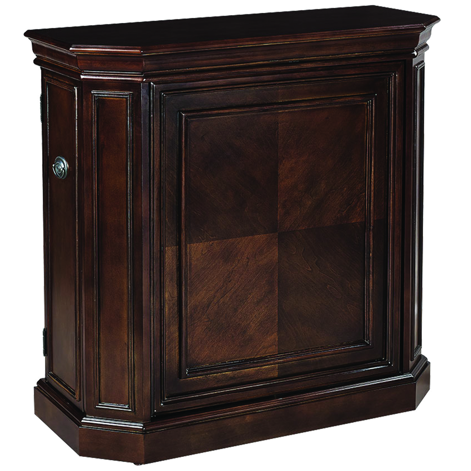 Bar Cabinet with Spindles---Cappuccino