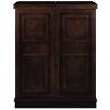Portable Folding Bar Cabinet---Cappuccino