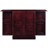 Portable Folding Bar Cabinet---English Tudor