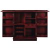 Portable Folding Bar Cabinet---English Tudor