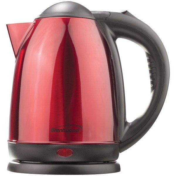 Brentwood 1.5 QT Electric Tea Kettle---Red