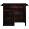60 Inch Dry Bar Cabinet---Cappuccino