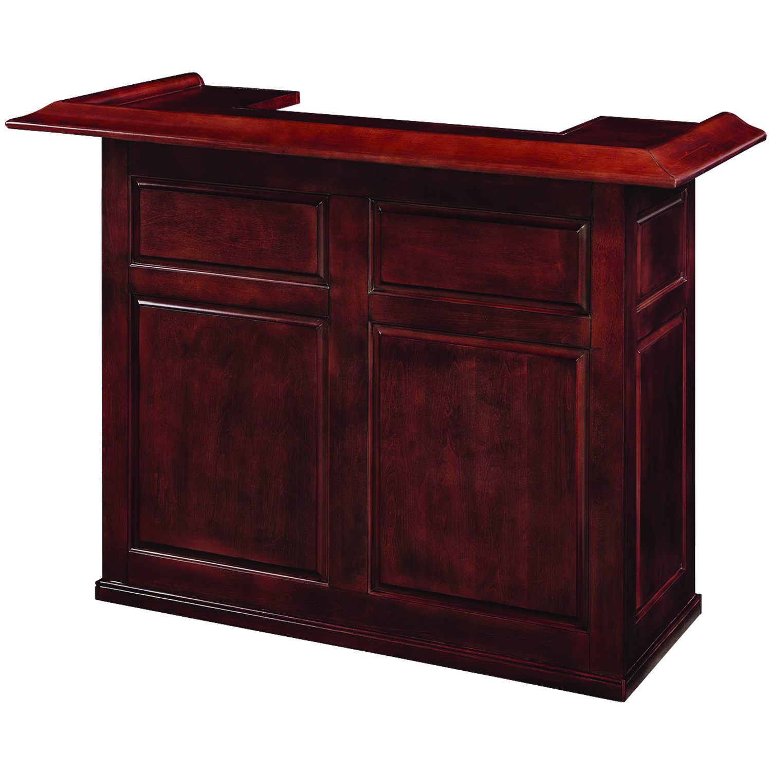 60 Inch Dry Bar Cabinet---English Tudor
