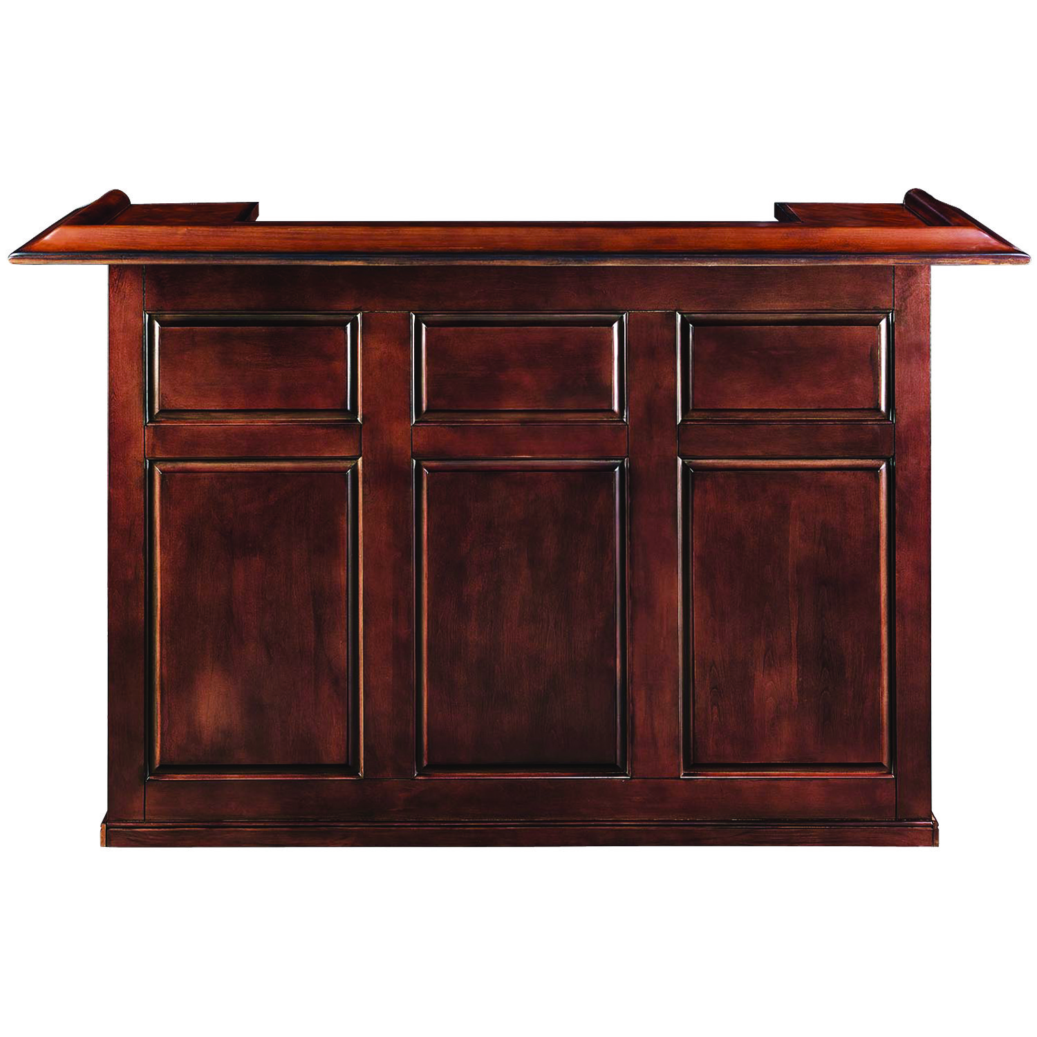 72 Inch Dry Bar Cabinet---Chestnut