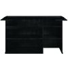 84 Inch Dry Bar Cabinet---Black