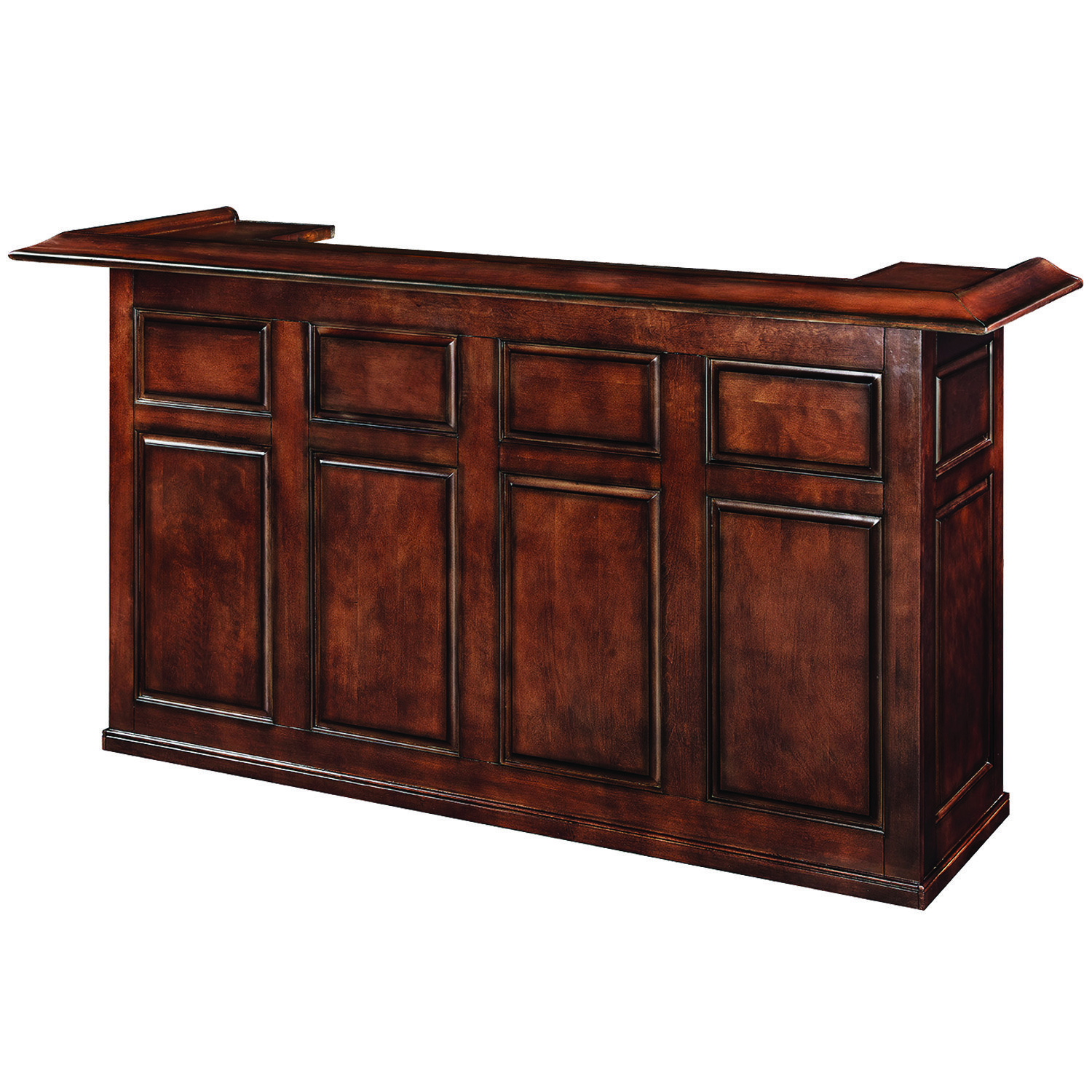 84 Inch Dry Bar Cabinet---Chestnut