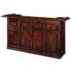84 Inch Dry Bar Cabinet---Chestnut