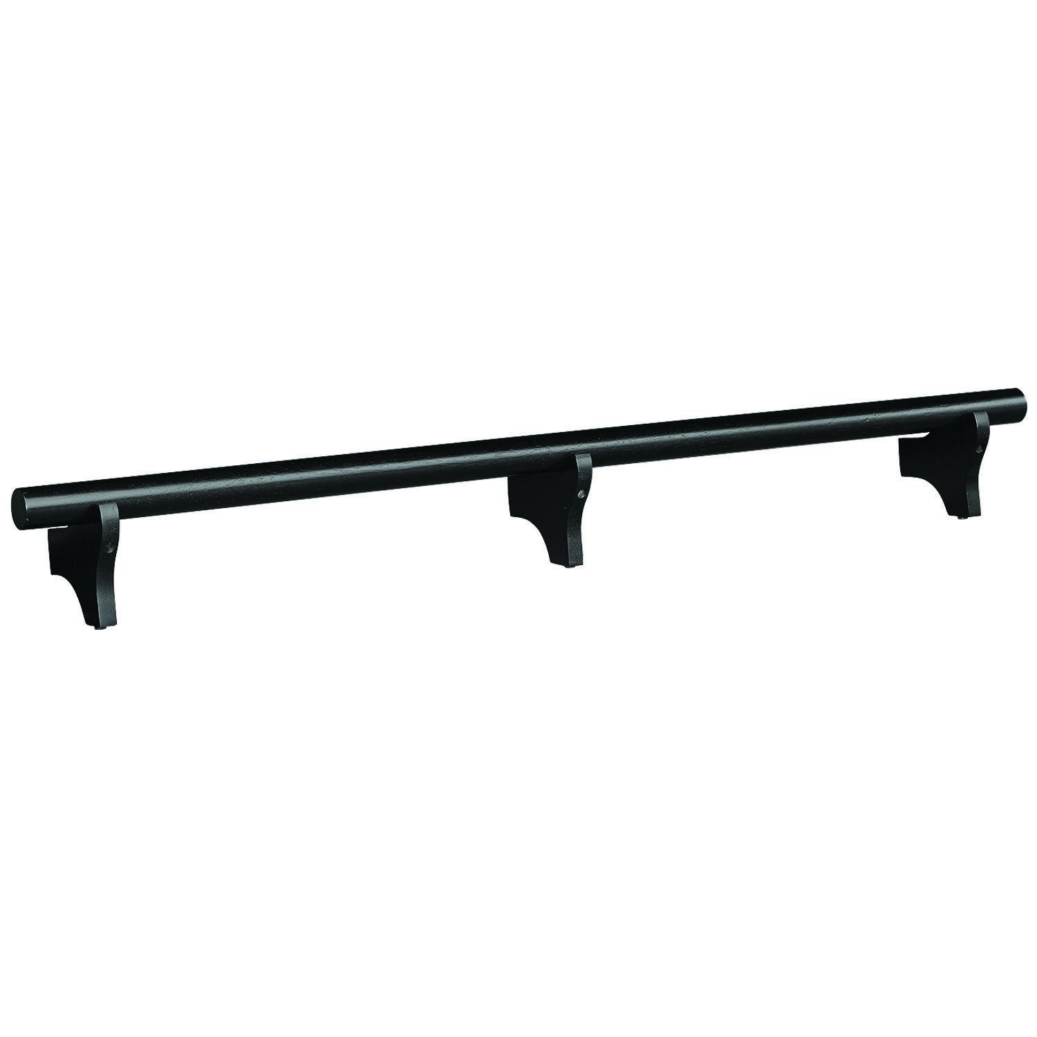 72 Inch Bar Foot Rail---Black