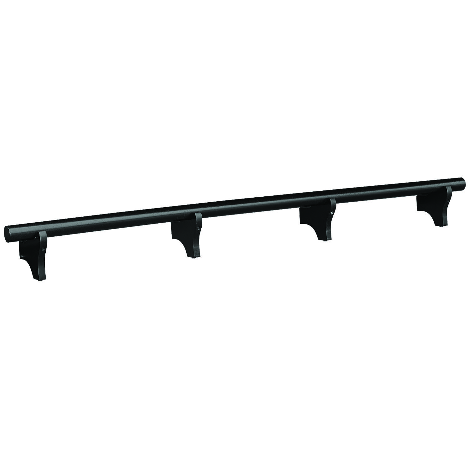 84 Inch Bar Foot Rail---Black