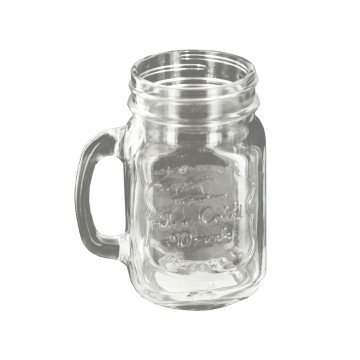 Vintage Style Clear Mason Drinking Jar---Case of 12