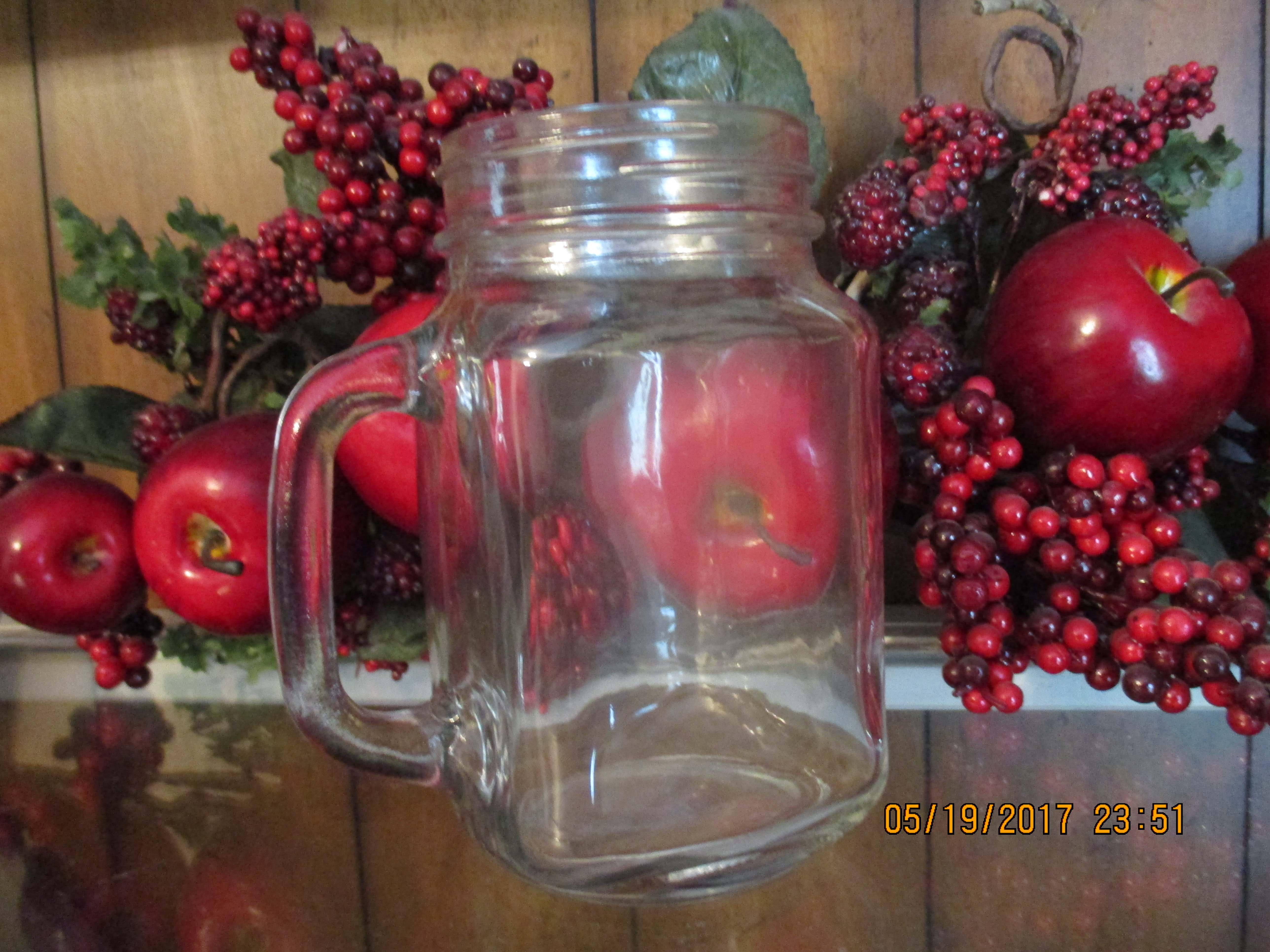 16 Oz Mason Jar Mug Glass---Case of 12