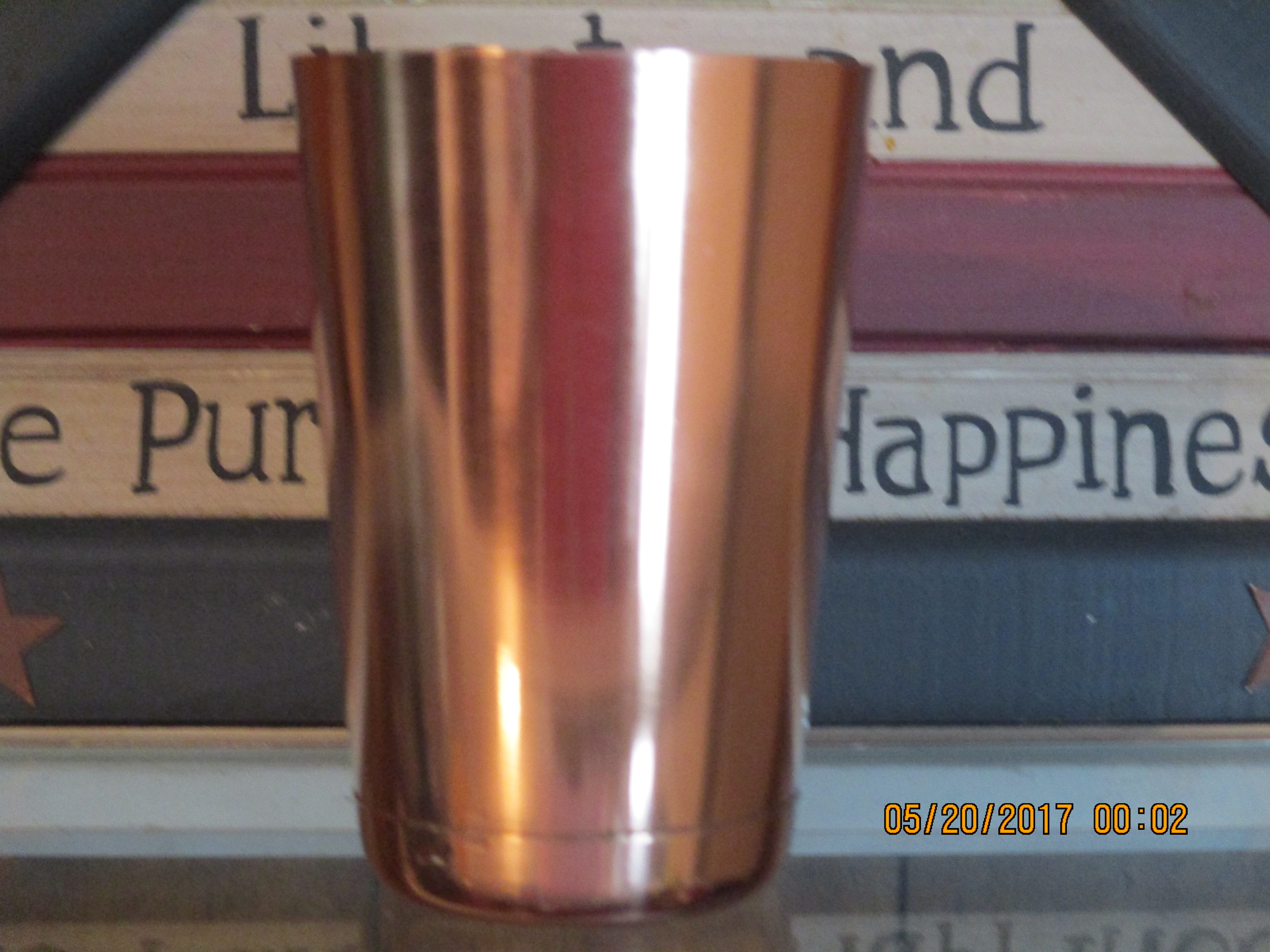 16 OZ Weighted Copper Plated Cocktail Shaker