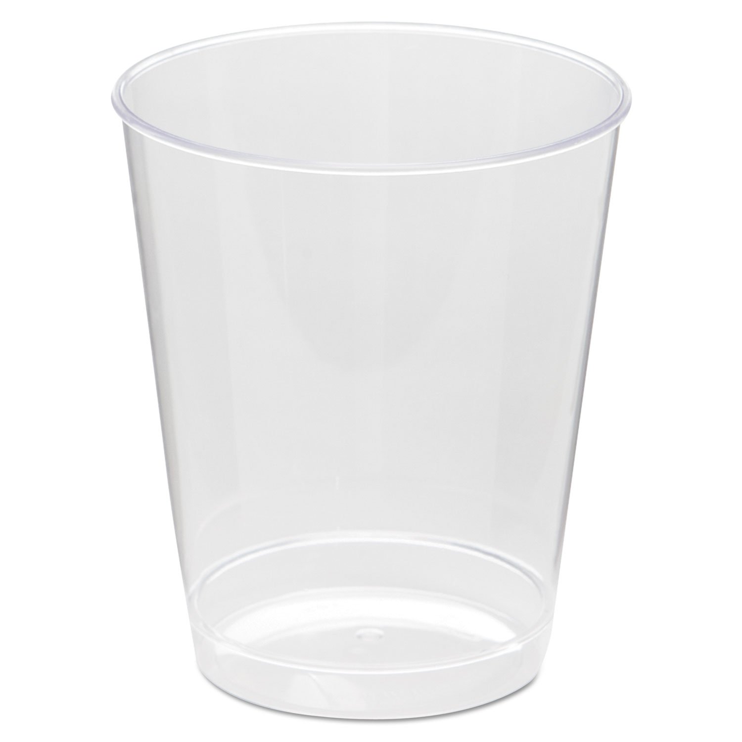 Comet Plastic Tumbler, 8 Oz., Clear, Tall, 25/pack