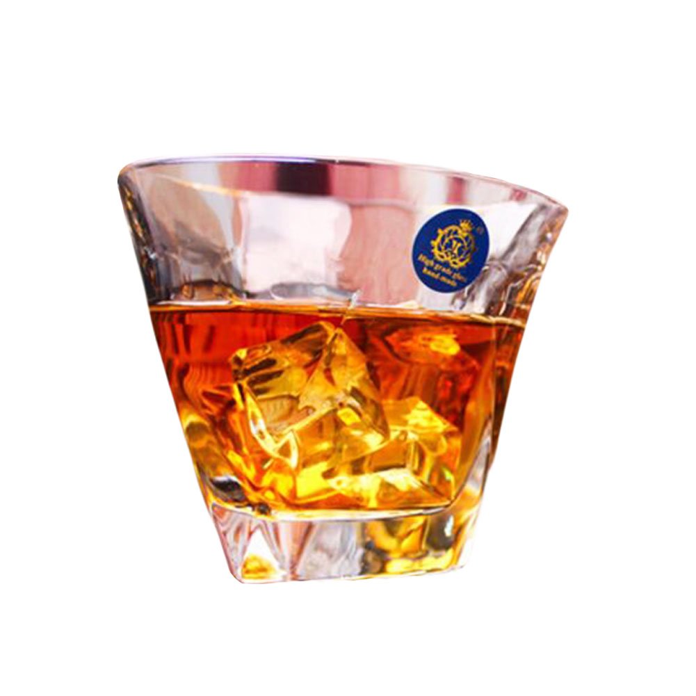 Unique Design Transparent Whiskey Glass Wine Cup Drinking Cup-A8