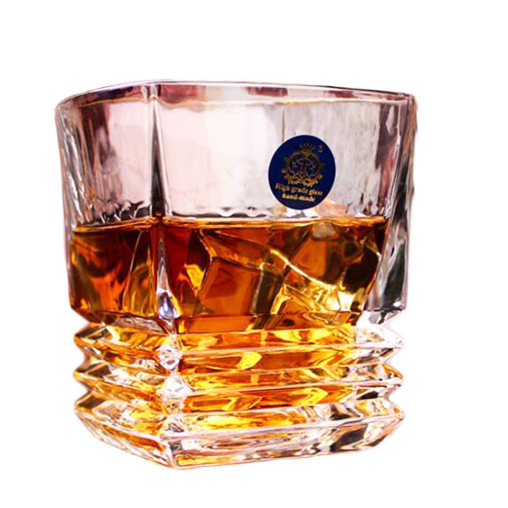 Unique Design Transparent Whiskey Glass Wine Cup Drinking Cup-A13