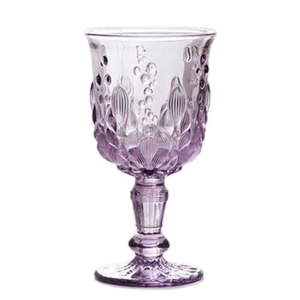 Beautiful Retro Carved Champagne Goblet Wine Glasses Champagne Flutes Pink