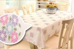 Elegant EVA Waterproof Tablecloths Durable Table Linens 137180cm
