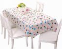 Exquisite Waterproof Tablecloths Anti-oil Table Linens, Colorful Dots137180cm