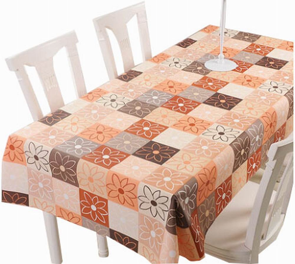 Elegant Waterproof Tablecloths Durable Table Linens Table Covers 137180cm