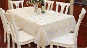 Elegant EVA Waterproof Tablecloths Utility Table Linens Table Covers 137180cm