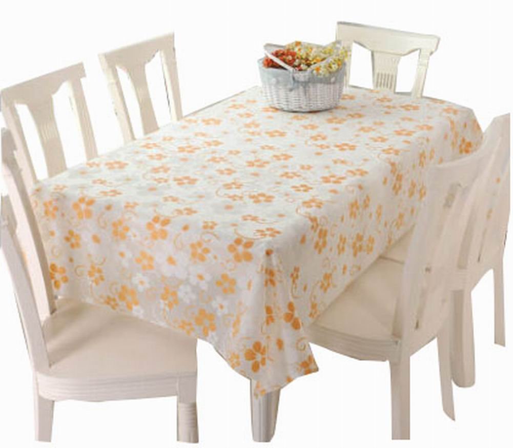 Elegant Waterproof Tablecloths Utility Table Linens/Covers, floral 137180cm