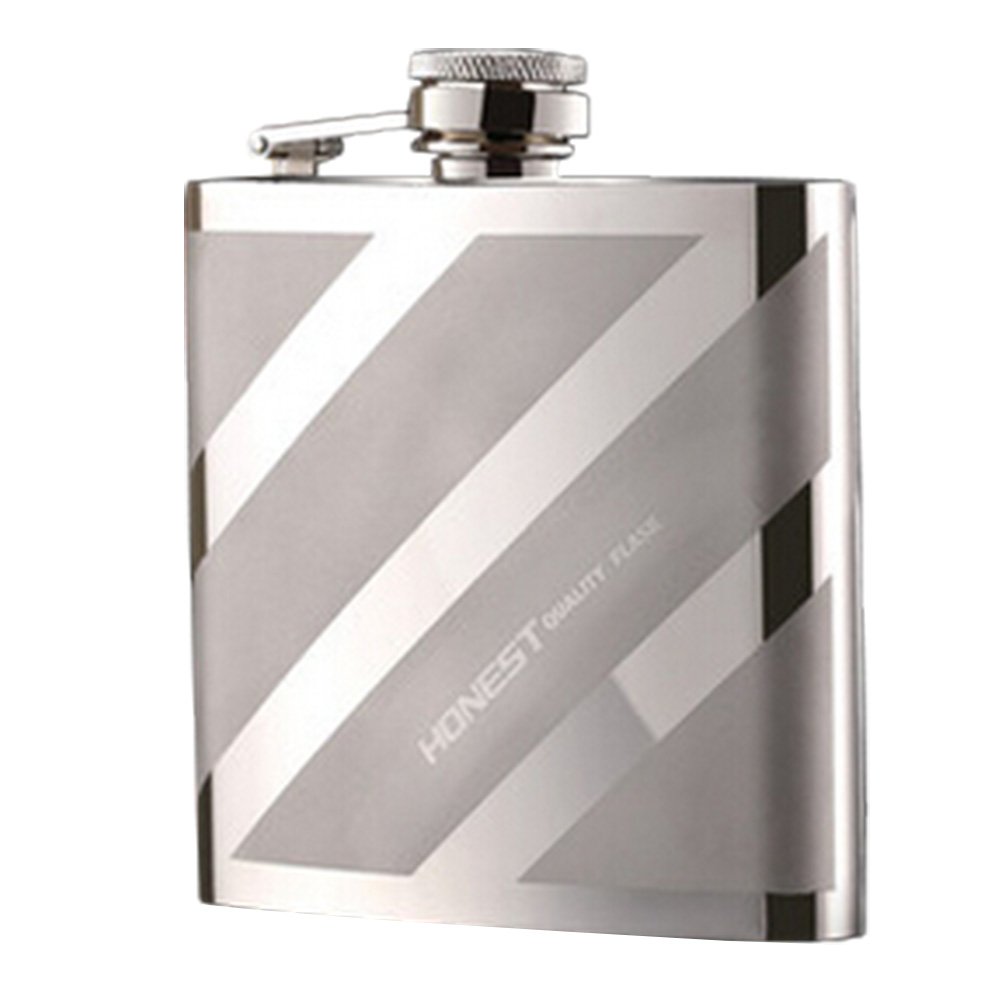6oz Stainless Steel Hip-Flask Travel liquid Container Outdoor Wine Set Sprit