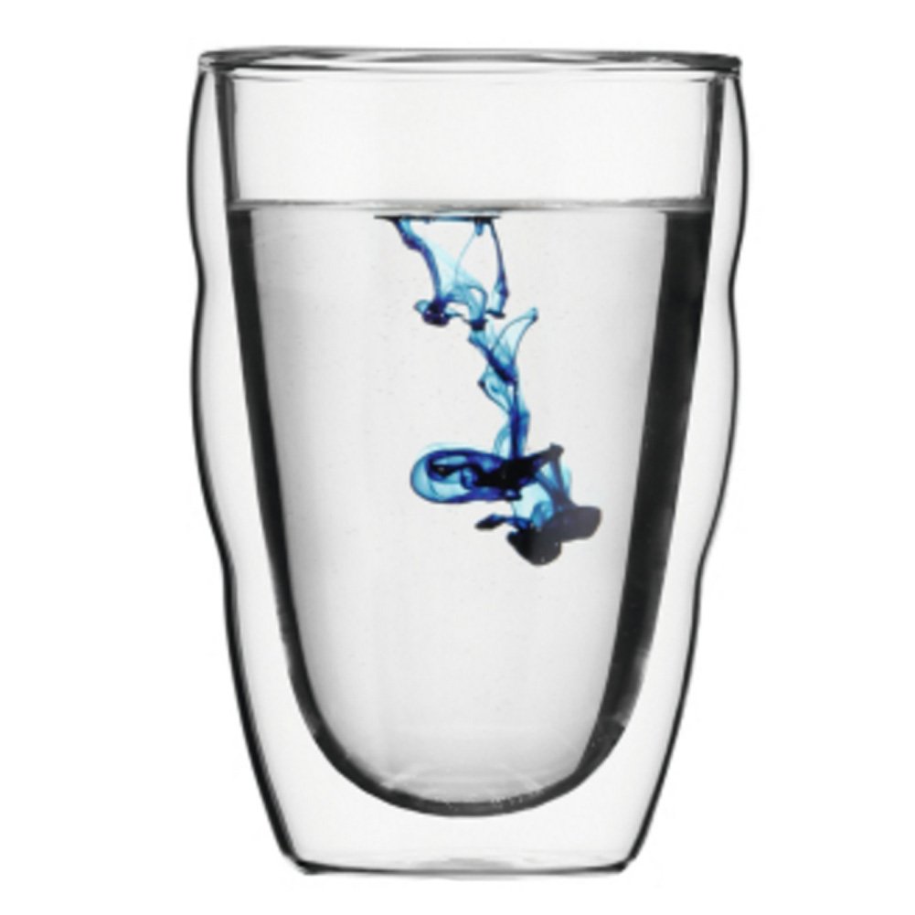 Double Glass Transparent Cup Heat-insulated Coffee Cup Juice Cup B