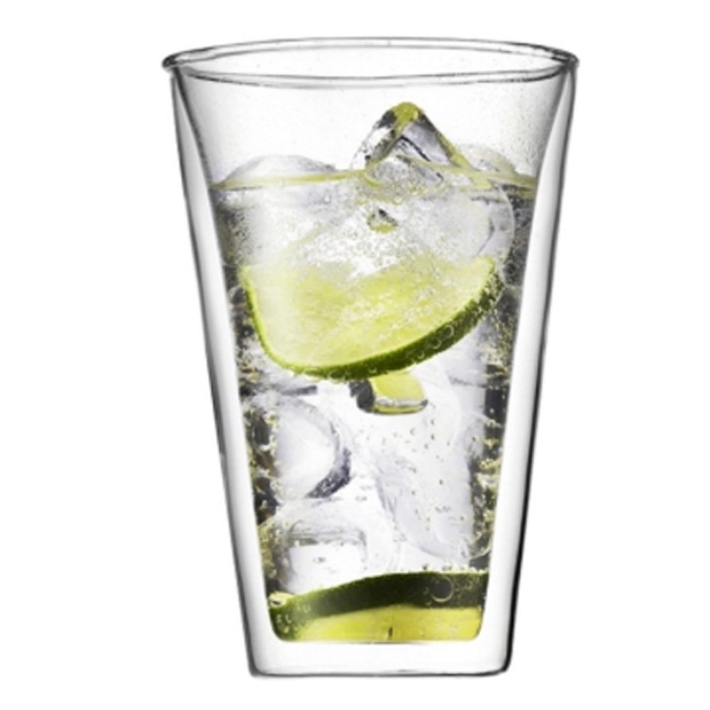 Transparent Glass Double Glass, No Resistance To Thermal Handle  400ml