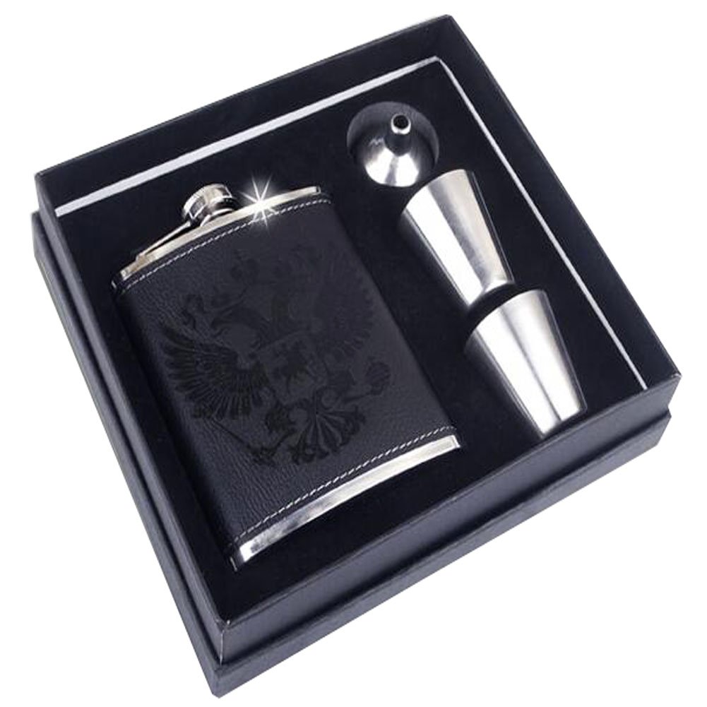 7 oz Stainless Steel Hip Flask Liquor Alcohol/ Wine Tools  Gift Set