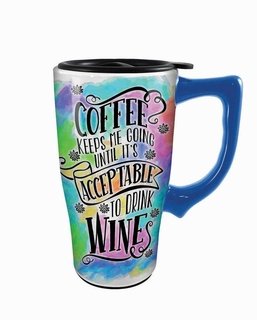Coffee & Wine Travel Mug---16 Oz