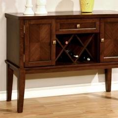 Hillsview I Transitional Server---Brown Cherry