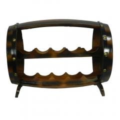 Stylish Barrel Shaped Wine Rack