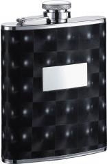 Chase 6 Oz Black Stainless Steel Flask