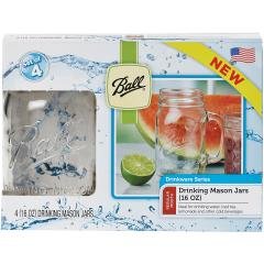 Ball 16 Oz Regular Mouth Drinking Mugs--Case of 4