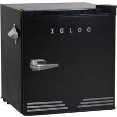 Igloo 1.6 CF Retro Fridge---Black