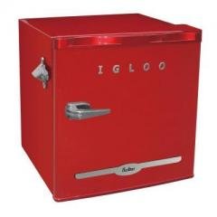 Igloo 1.6 CF Retro Fridge---Red