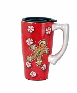 Gingerbread Man Travel Mug