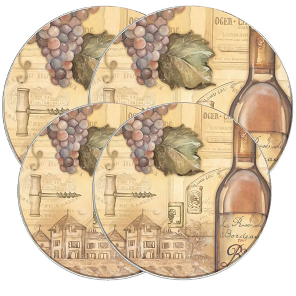Burner Kovers Round ""Tuscany Wine""