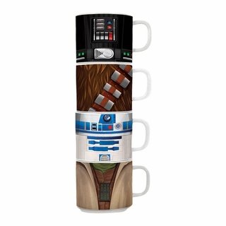 Star Wars Stacking Mugs 4 Pc. Set