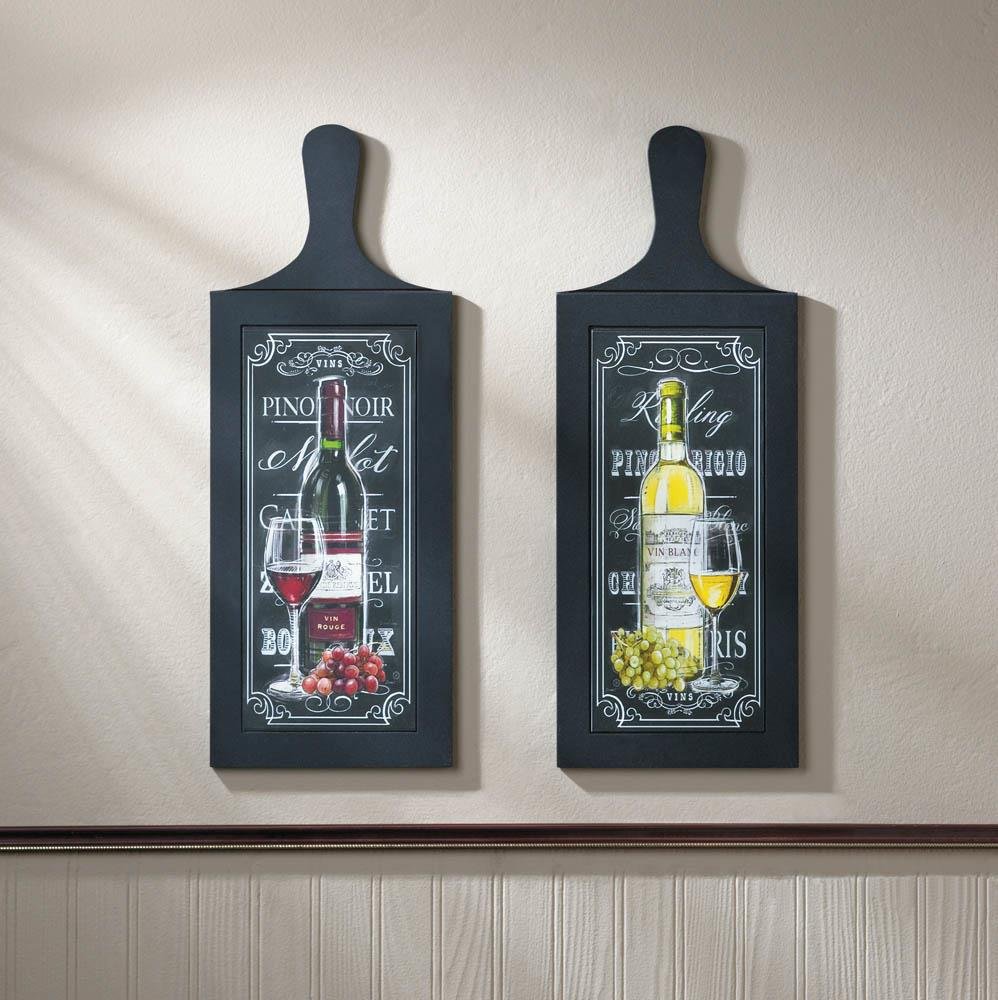 Wine Bottle Wall Art Duo